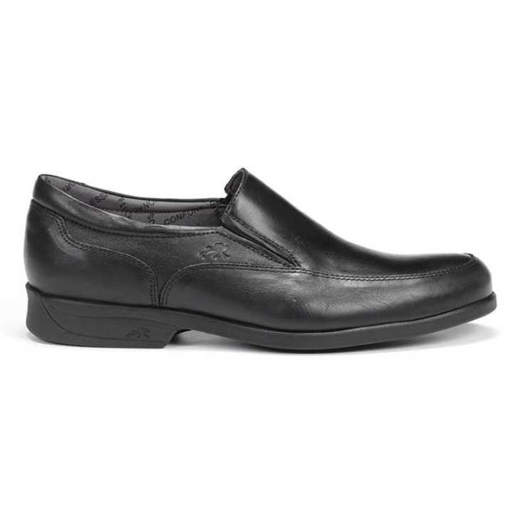 Zapatos Fluchos Maitre 8902 de Piel Negro |Envío urgente gratis|