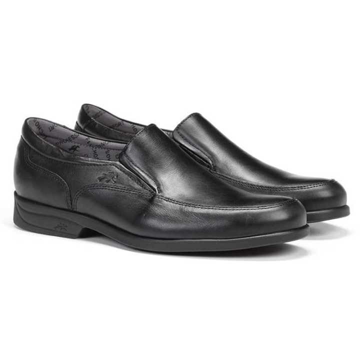 Zapatos Fluchos Maitre 8902 de Piel Negro |Envío urgente gratis|