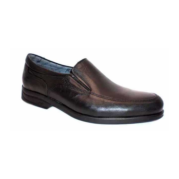 Zapatos Fluchos Maitre 8902 de Piel Negro |Envío urgente gratis|