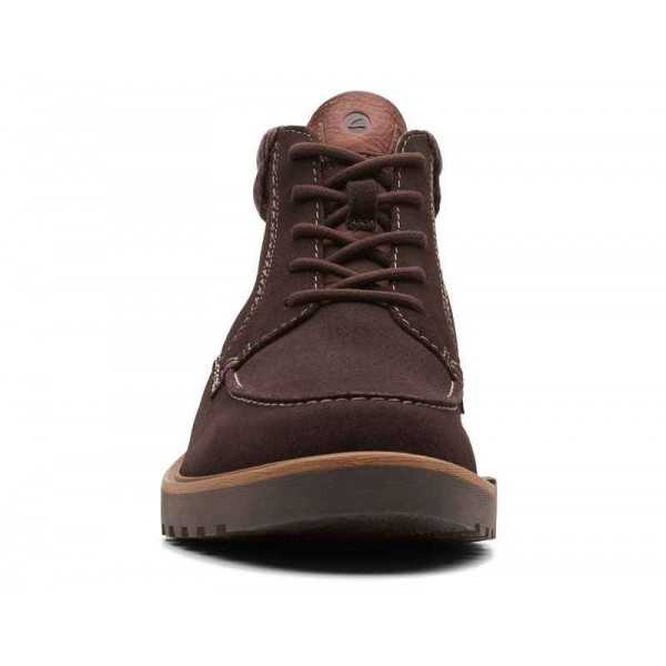 Clarks Barnes Mid Dark Brown 2
