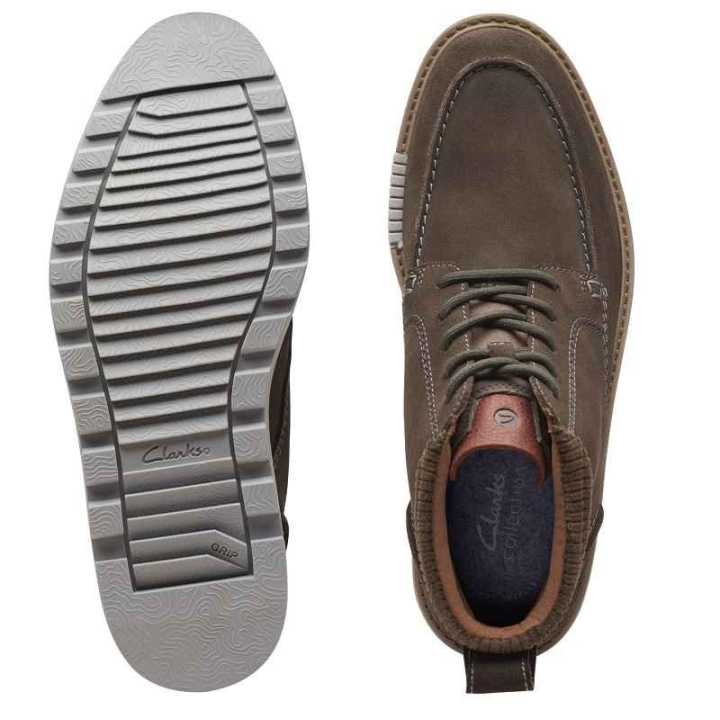 Clarks Barnes Mid Dark Grey | Envío urgente gratis |