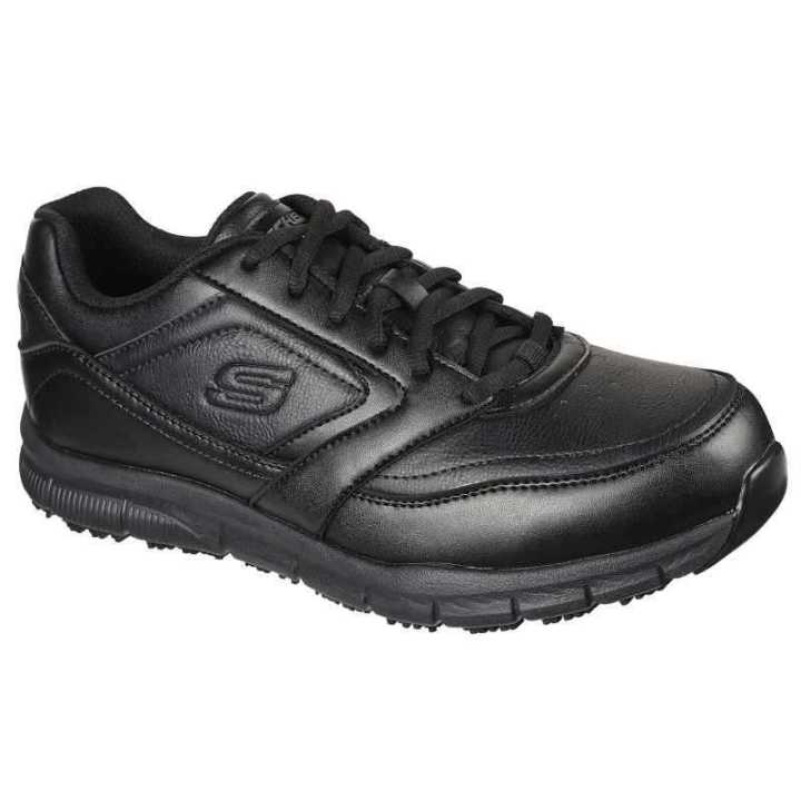 Skechers 77156EC BLK Work Relaxed Fit: Nampa SR | Envío gratis |