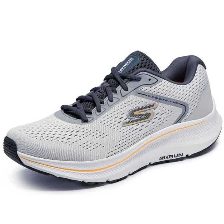 Skechers 220865 GRY Go run Consistent 2.0 Mile Marker