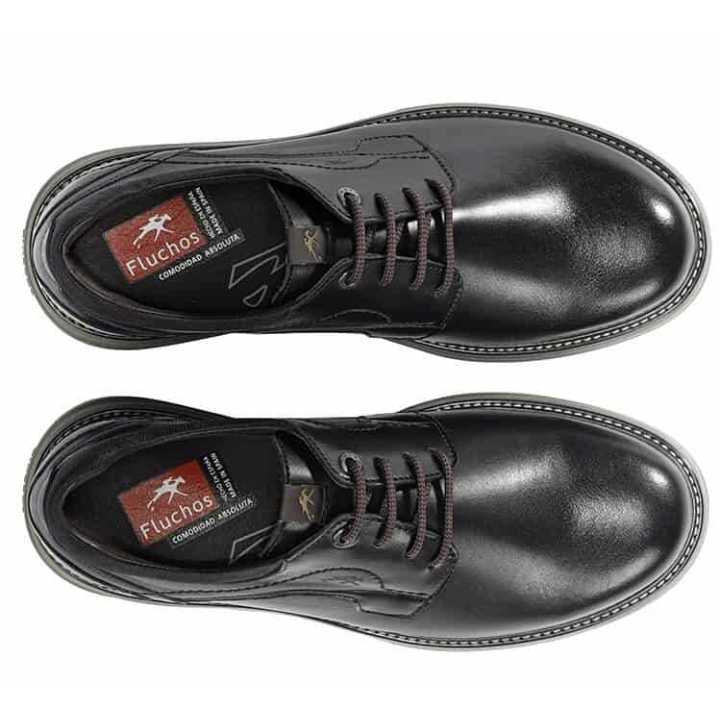 Fluchos Dalton F2507 Negro |Calzados Club Verde |Envío urgente gratis|