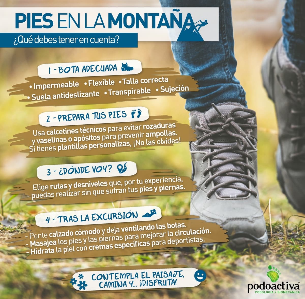zapatos de senderismo